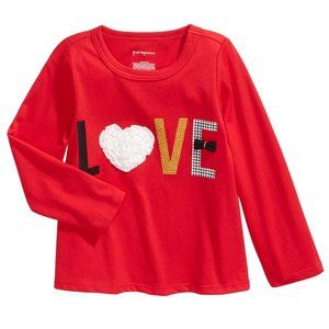 Baby Girls Cotton Love T-Shirt - 12 or 24 month